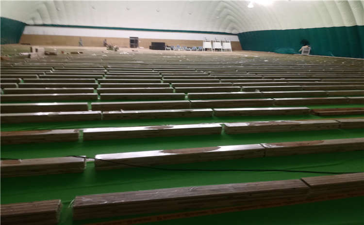 俄勒岡松舞臺(tái)木地板主輔龍骨結(jié)構(gòu)