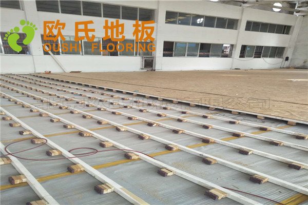 廣東YBDL江門HOOP PARK籃球公園木地板項(xiàng)目