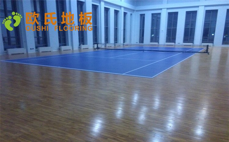 甘肅敦煌**大酒店排球木地板圖片