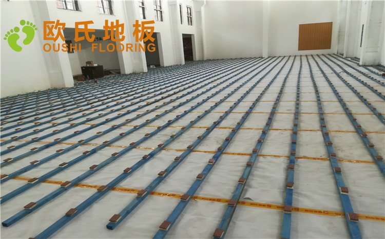 江西南昌赤練排球館木地板項(xiàng)目