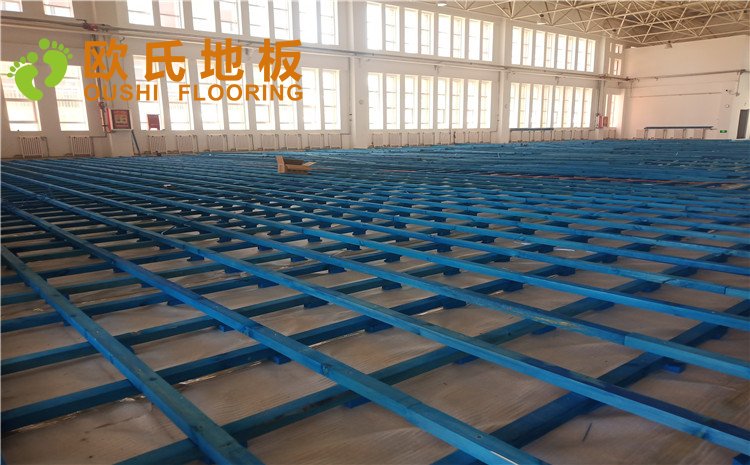烏魯木齊市烏蘇市南區(qū)第二中學體育館木地板項目——歐氏實木運動地板